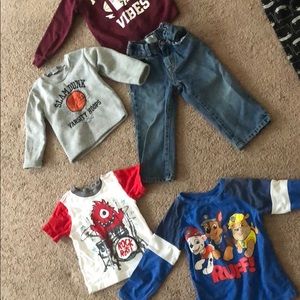 Size 2T toddler clothes good condition